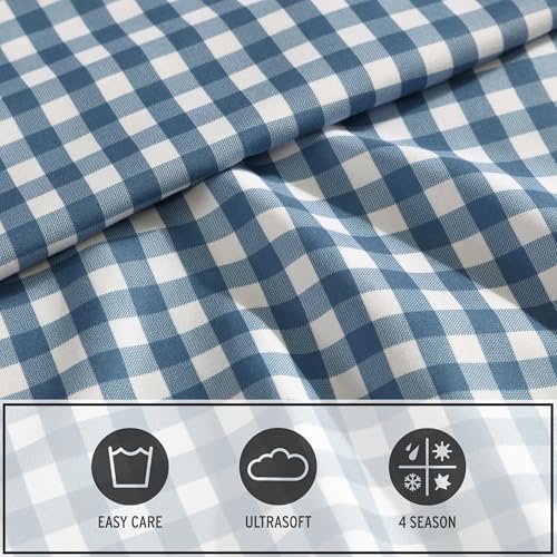 Kids Twin Sheet Set, Ultra-Soft Microfiber Bedding with Fitted Sheet