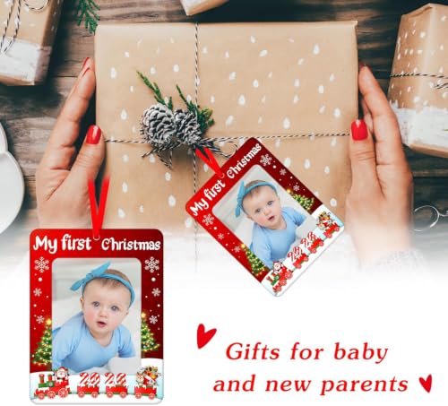 PETCEE Baby's First Christmas Ornament - Photo Frame Keepsake 2026