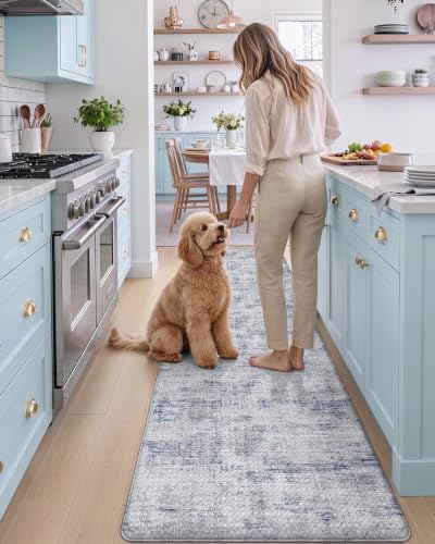 Anti-Fatigue Kitchen Runner Rug, 23" x 86" Memory Foam Cushioned Floor Mat