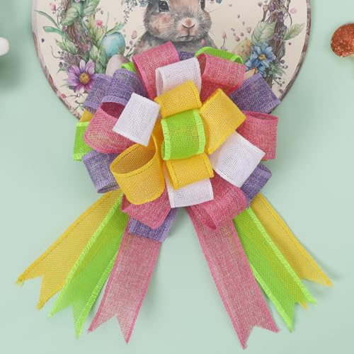 LaRibbons Yellow Burlap Wired Ribbon 2.5in x 12yd - Gift Wrap & Craft Ribbon