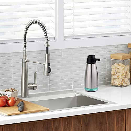 15oz Liquid Soap Dispenser, Stainless Steel Kitchen and Bathroom Pump