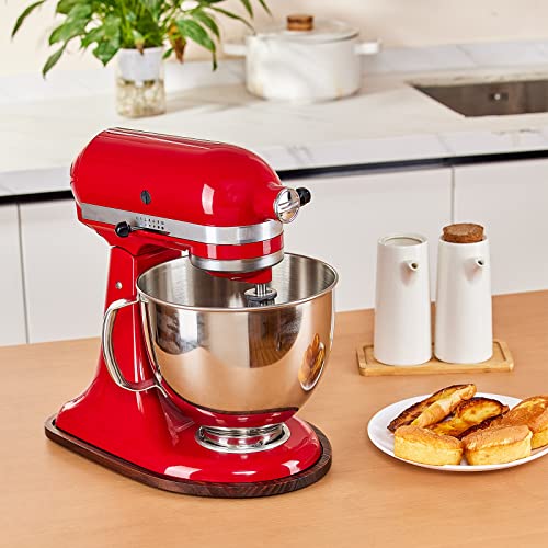 Wooden Sliding Tray for 4.5-5Qt Stand Mixers - Countertop Protection Mat
