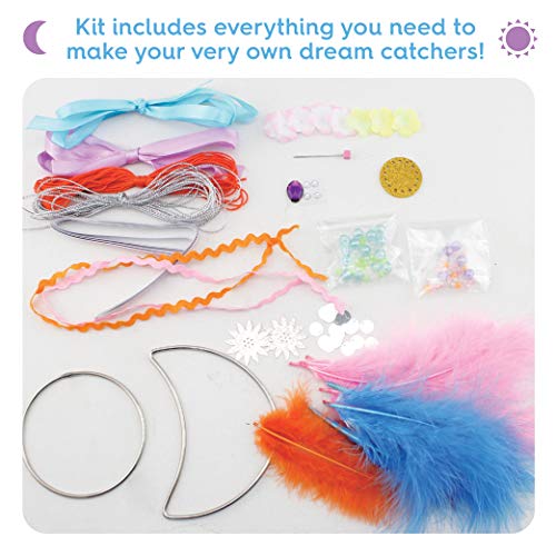 DIY Dream Catcher Craft Kit for Kids and Teens - Makes 2 Wall Decor Projects