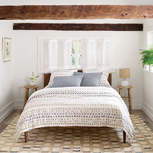 Hawthorn Floral Cotton Coverlet - King Size Bedding
