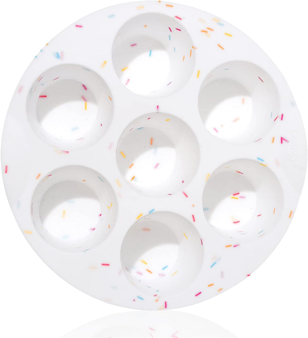 Silicone Egg Bite Molds by SHEbaking - Non-Stick Air Fryer Muffin Pan for Mini Muffins | 7 Cups, BPA Free