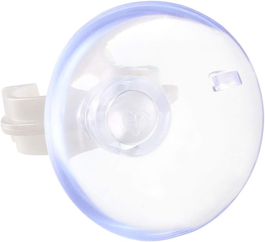 Uxcell Aquarium Suction Cup Clips - Durable Airline Tube Holders for Fish Tanks | Clear 17mm, 12 Pcs
