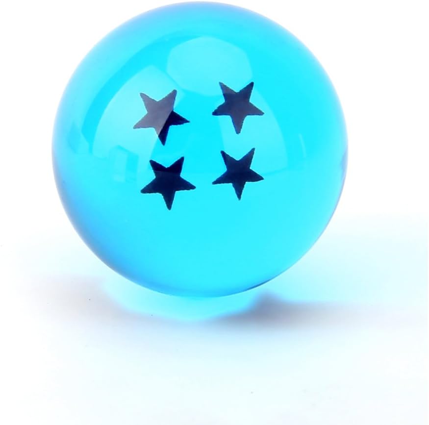 Viru Crystal Glass Ball Stars - Anime Collectibles Gift Box Set of 7 Pieces | 43mm (1.7 in) Diameter