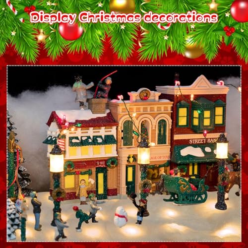 Pre-Lit LED Christmas Snow Blanket (2 Pack) - 4.9ft x 16" Holiday Runner