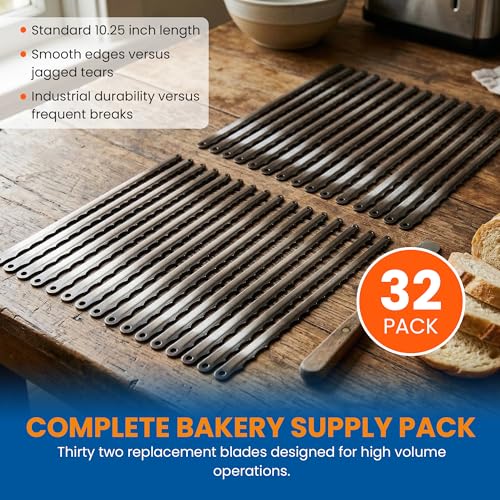 Bread Slicer Replacement Blades for 703, 711, 732, 758, 777, 797, 32-Pack