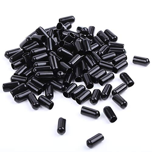 Rubber Pour Spout Dust Covers for Liquor & Olive Oil Bottles - 100 Pack