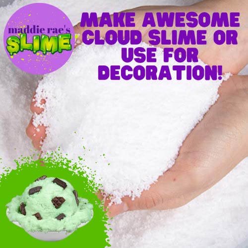 Instant Snow Powder XL Pack - Makes 5 Gallons Fake Snow for Cloud Slime & Crafts