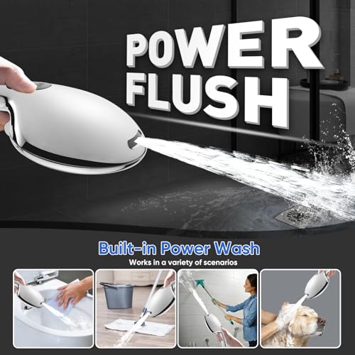9-Spray Handheld Shower Head with 72-Inch Hose and Pause Control