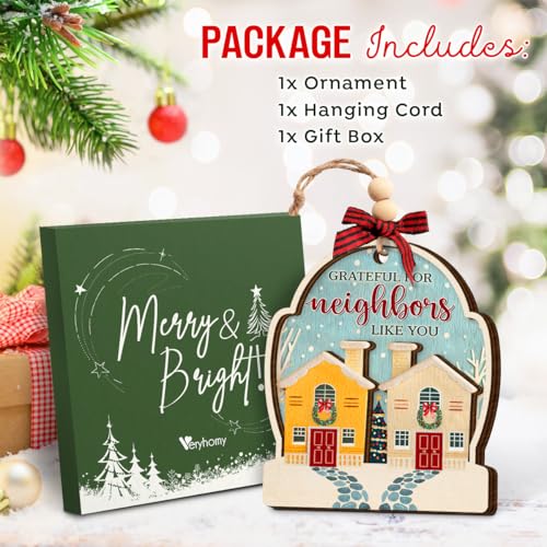 Neighbor Christmas Ornament 2026 - Heartfelt Neighbor Appreciation Gift