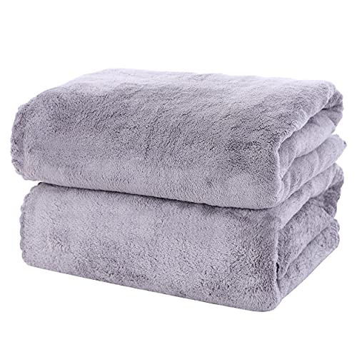 MOONQUEEN Microfiber Bath Towel Set, 2 Pack - Quick Dry & Absorbent