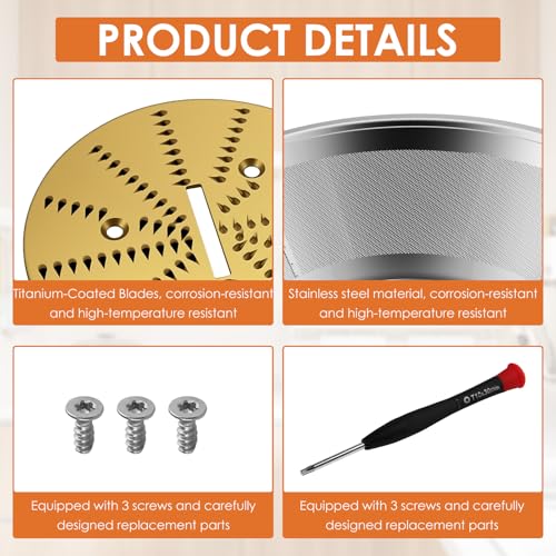 Juicer Mesh Filter Basket with Titanium Blade for BJE Series Juicers