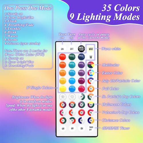 Outdoor Colorful Lighted Birch Tree RGB-5FT - Color Changing LED Tree with Remote
