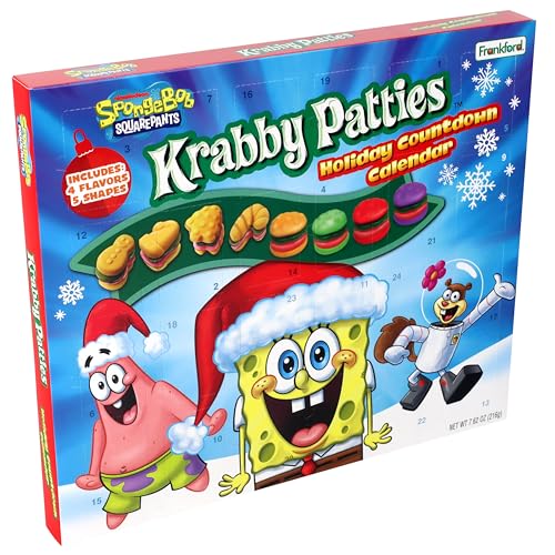 SpongeBob SquarePants Holiday Advent Calendar - 24 Days of Gummy Treats