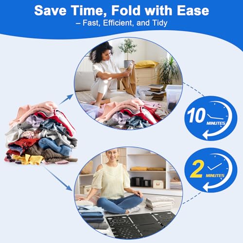 Adjustable Shirt Folding Board for Laundry – Durable PP Clothes Folder