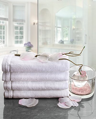 Monogrammed Fingertip Towels - Set of 4, 11 x 18 Cotton Hand Towels