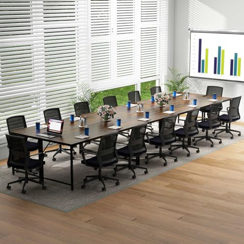 60-Inch Conference Table with Charging Station, Storage Bag and Hook