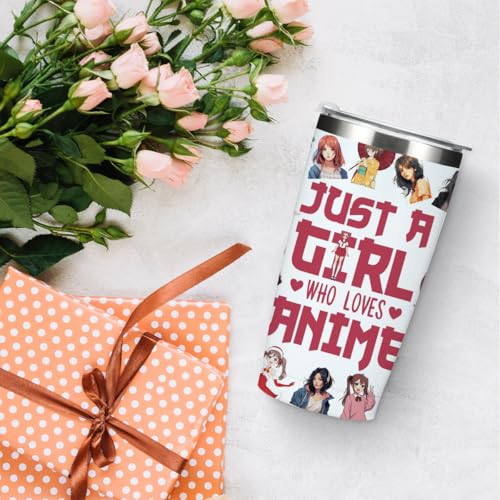 Decohim Inspired Anime Tumbler 20 Oz Coffee Mug Gift for Women Girls — Girl Loves Anime