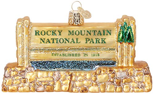 Rocky Mountain National Park Ornament – Old World Christmas Glass Blown Ornament