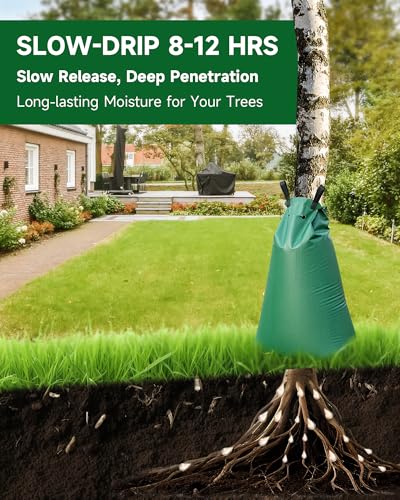 20 Gallon Slow Release Tree Watering Bag 3-Pack - Heavy Duty Drip Irrigation