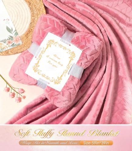 Jeowoqao Pink Birthday Gifts Basket for Women - Well-Being Self Care Set