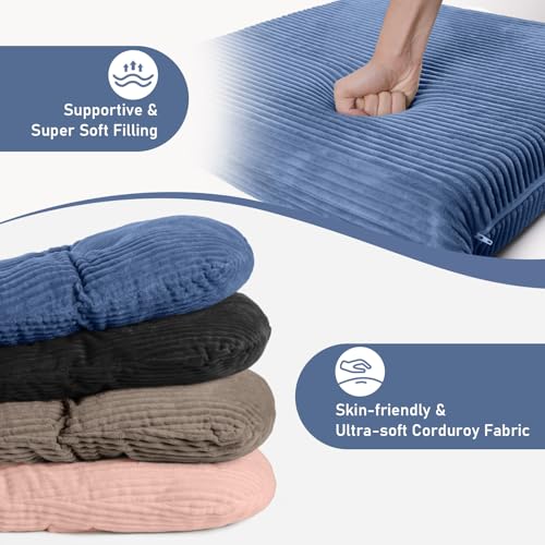 5-Piece Glider Rocker Replacement Cushion Set with Ottoman & Side Pockets