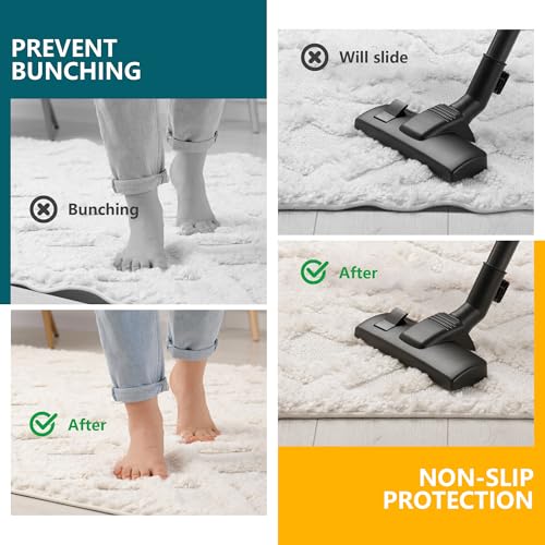Non-Slip Rug Pad for Hardwood Floors - Extra Thick Anti-Skid Gripper 2x6 Ft