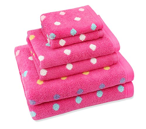 ORIGINAL KIDS 6-Piece 100% Cotton Towel Set - Soft Kids Bathroom Towels
