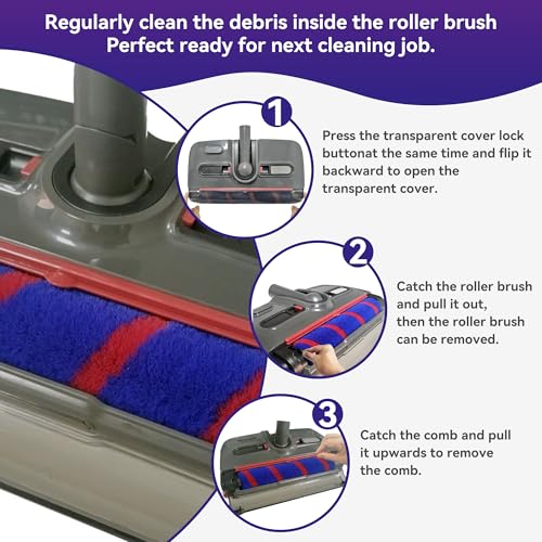Cordless Electric Swivel Floor Sweeper with LED Lights for Pet Hair & Crumbs