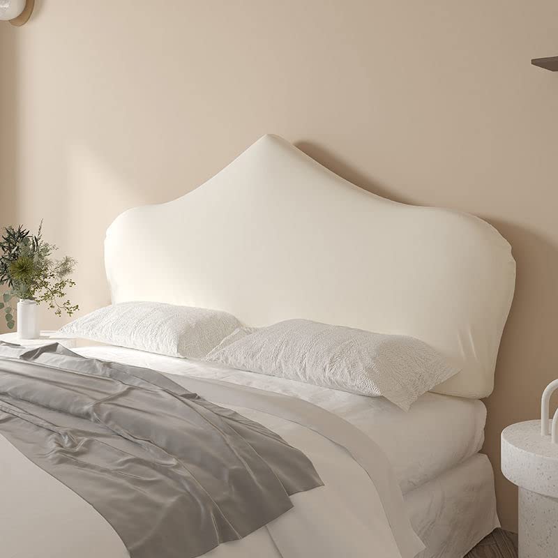 Stretch Velvet Bed Headboard Slipcover - Washable Protector for All Sizes