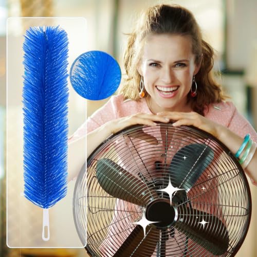 Bendable Microfiber Fan Duster Brush for Ceiling Fans & Blinds - 2 Pack
