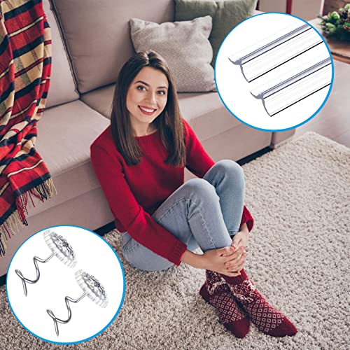 Couch Slipcover Tuck Grips & Bed Skirt Pins - 55 Pieces