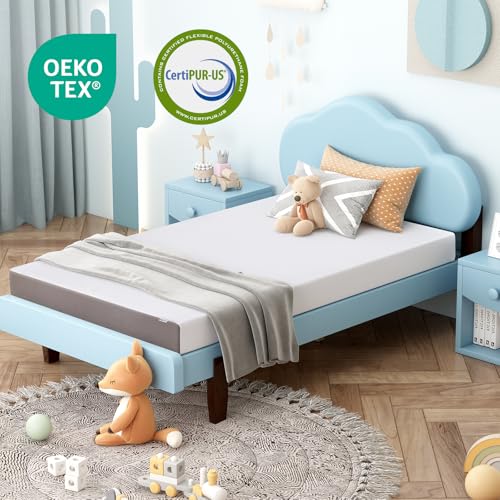 6-Inch Gel Memory Foam Twin Mattress - Soft Plush Feel, Breathable