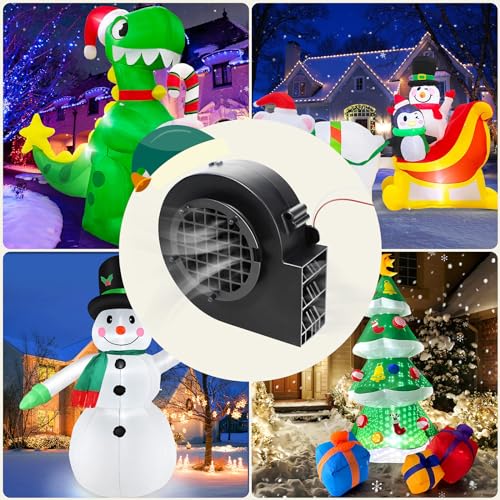 CYXG 12V 1000mA Inflatable Fan Replacement for Christmas & Halloween Inflatables