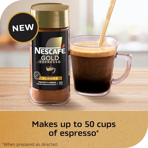 NESCAFÉ Gold Espresso Blonde Instant Coffee, 3.5 oz Jar