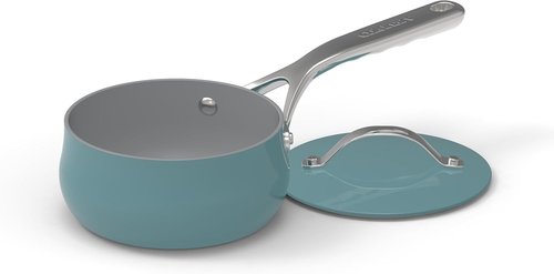 Cuisinart Nonstick 1 Qt. Saucepan with Cover - Culinary Collection in Teal