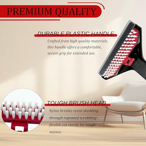 Carpet Cleaner Brush Replacement Head and Handle for Portable Spot Cleaners