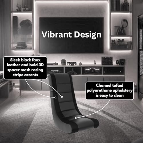 Classic Ergonomic Floor Gaming Rocker Chair for Kids and Teens