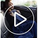 2-in-1 Travel Blanket Pillow - Soft, Compact, Lightweight Gray