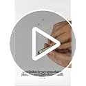 Filial Min White Pomegranate Vine Enamel Mezuzah for Door with Scroll - No Drill, 3.93" Tall, Crystal Diamond, Jewish Housewarming Gift