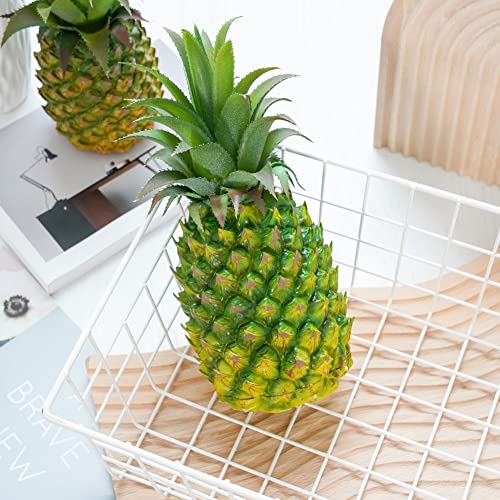 Lifelike Artificial Pineapple Decoration - Eco-Friendly Simulated Fruit for Home & Kitchen