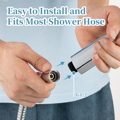 5-Inch High Pressure Handheld Shower Head, 6-Mode Adjustable Sprayer