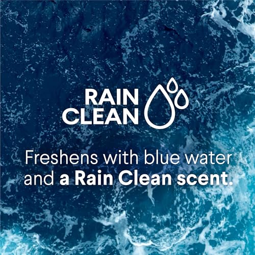 Automatic Toilet Bowl Cleaner Tablets - Bleach & Blue, Rain Clean Scent - 4 Pack