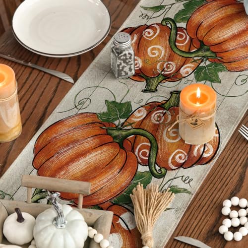 Artoid Mode 210 GSM 13 x 90 Inch Table Runner - Light-Colored Wood Pattern