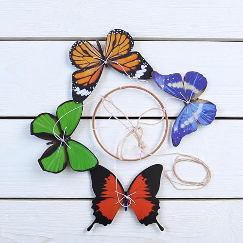 Handmade Butterfly Baby Mobile - Montessori Hanging Nursery Decor