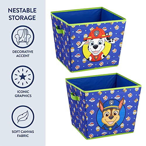 4-Piece Kids Bedroom Storage Set with Toy Trunk, Bins & Laundry Hamper
