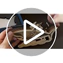 8.7 Inch Wooden Shark Tooth Display Case Shadow Box for Collectors